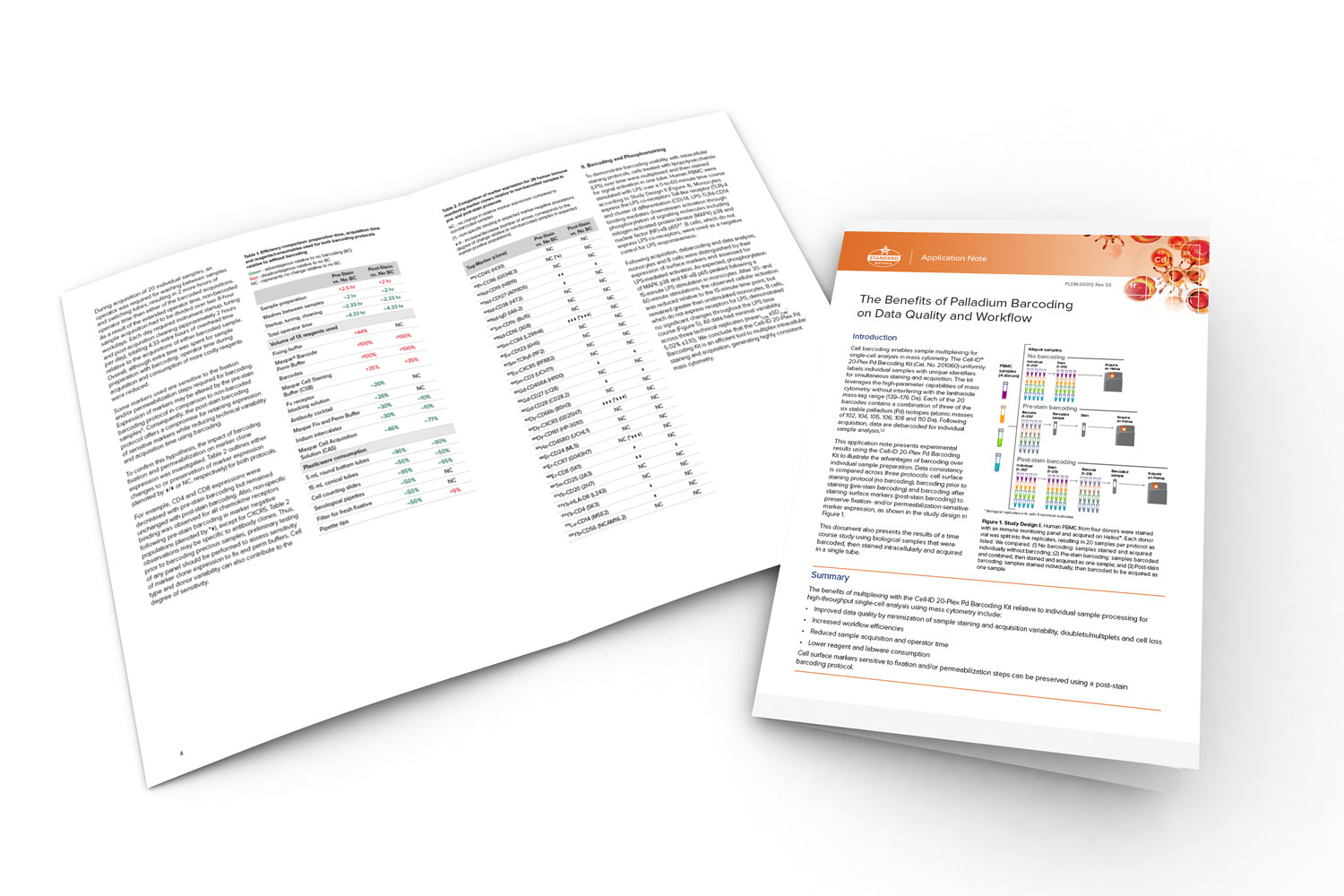 mockup of app note