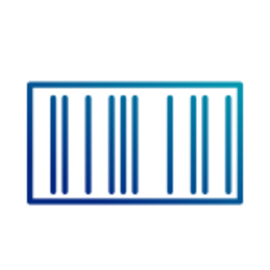Blue icon illustrating sample barcoding application