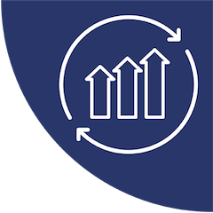 Medium size icon representing the core value of continuous improvement